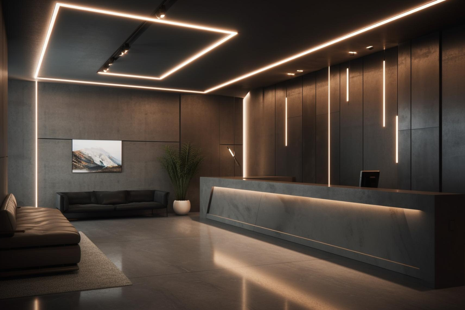 Applique murale noire