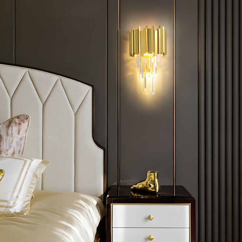 Applique Murale LED Cristal Moderne pour Salon | Design Haut de gamme
