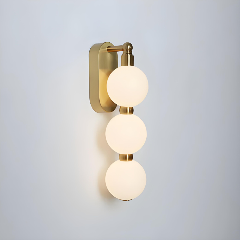 Applique Murale LED Minimaliste Nordique et Décoratif | Triple Sphère