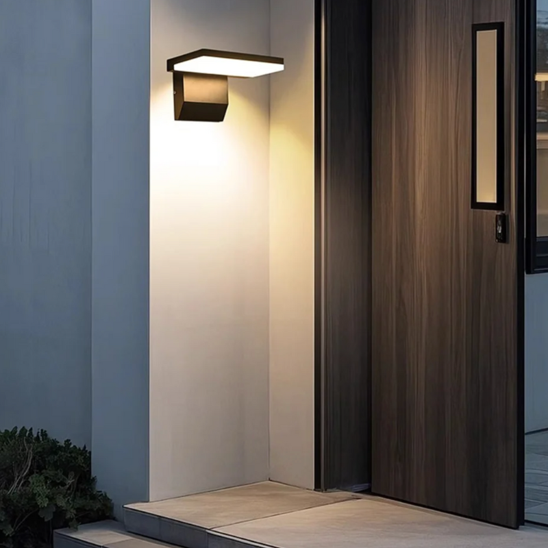 Applique Murale LED Extérieure Moderne et Minimaliste avec Détecteur de Mouvement