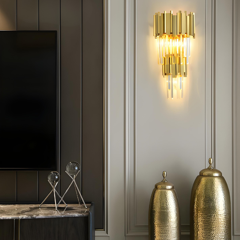 Applique Murale LED Cristal Moderne pour Salon | Design Haut de gamme