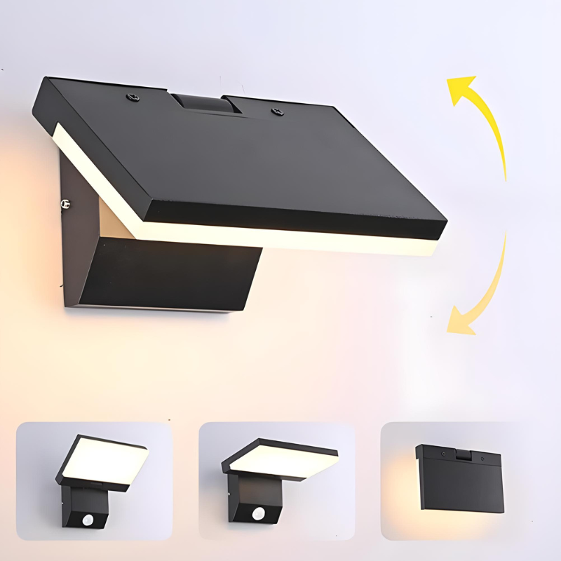 Applique Murale LED Extérieure Moderne et Minimaliste avec Détecteur de Mouvement