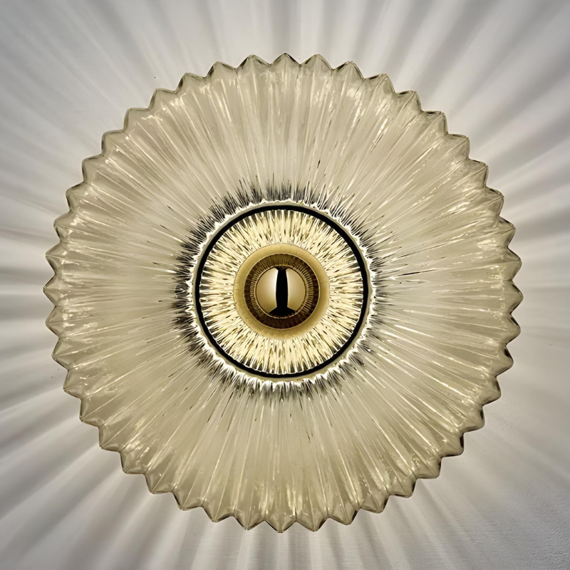 Applique Murale Décorative en Verre | Cercle