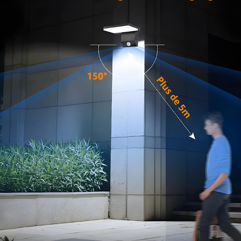 Applique Murale LED Extérieure Moderne et Minimaliste avec Détecteur de Mouvement