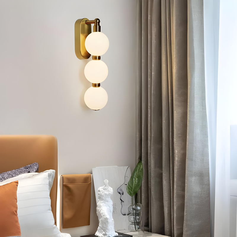 Applique Murale LED Minimaliste Nordique et Décoratif | Triple Sphère