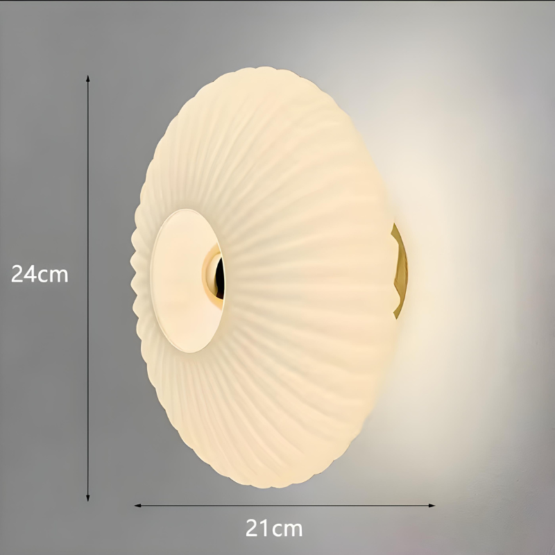 Applique Murale Décorative en Verre | Cercle