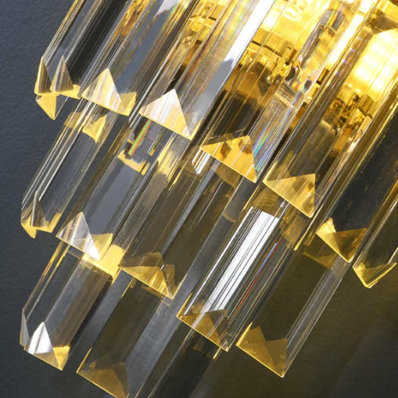 Applique Murale LED Cristal Moderne pour Salon | Design Haut de gamme