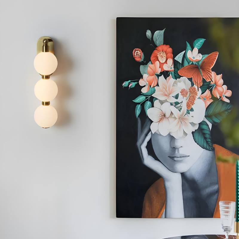 Applique Murale LED Minimaliste Nordique et Décoratif | Triple Sphère