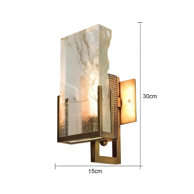 Applique Murale LED Cristal | Design de Luxe Décoratif pour Salon Moderne