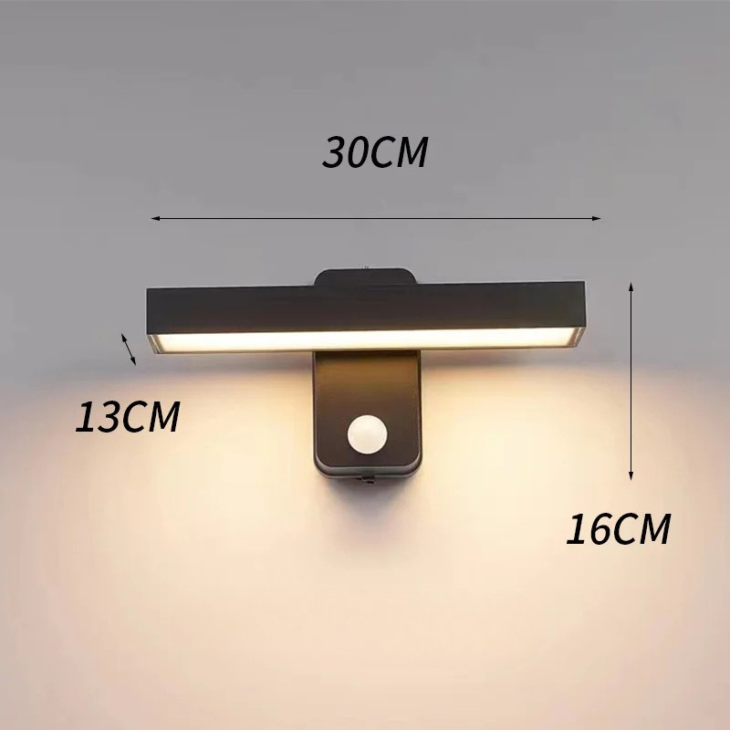 Applique Murale LED Extérieur Moderne Minimaliste