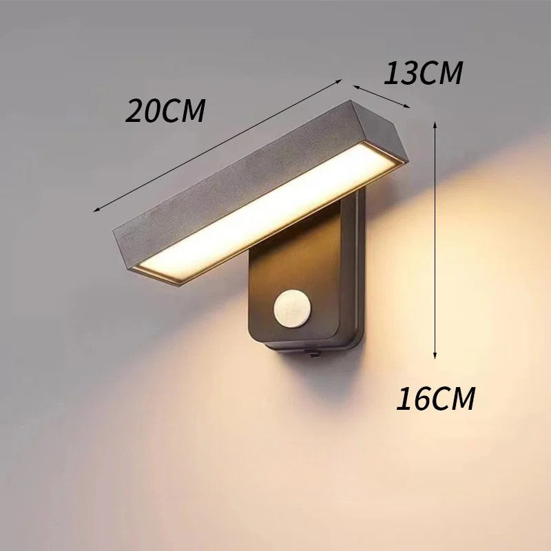 Applique Murale LED Extérieur Moderne Minimaliste