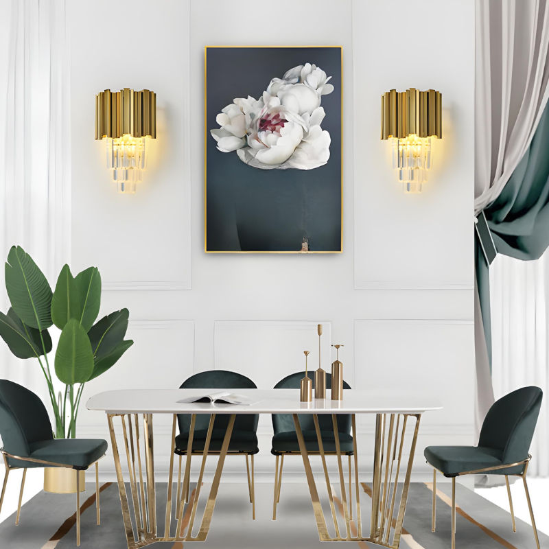 Applique Murale LED Cristal Moderne pour Salon | Design Haut de gamme