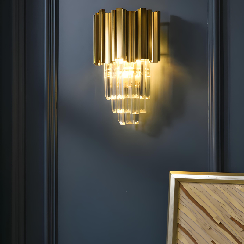 Applique Murale LED Cristal Moderne pour Salon | Design Haut de gamme
