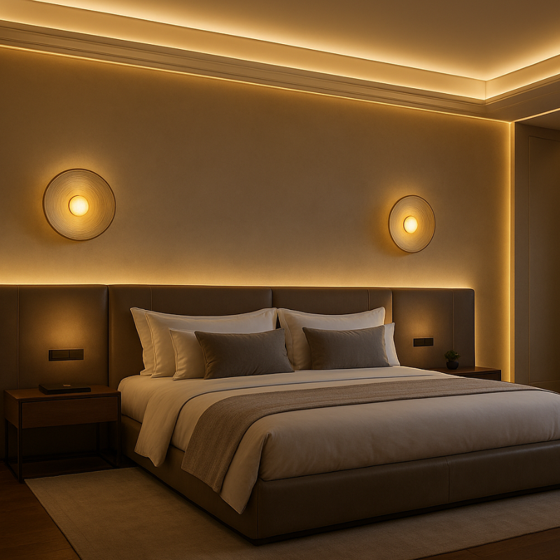 Applique Murale LED Ronde Rétro Nordique