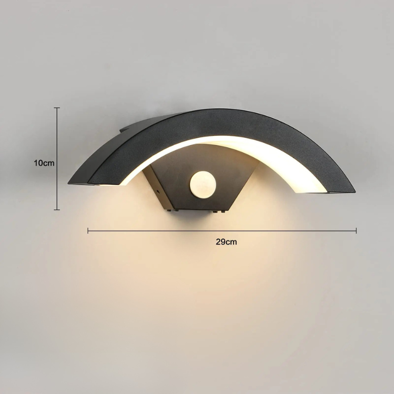 Applique Murale LED Extérieur Moderne avec Capteur