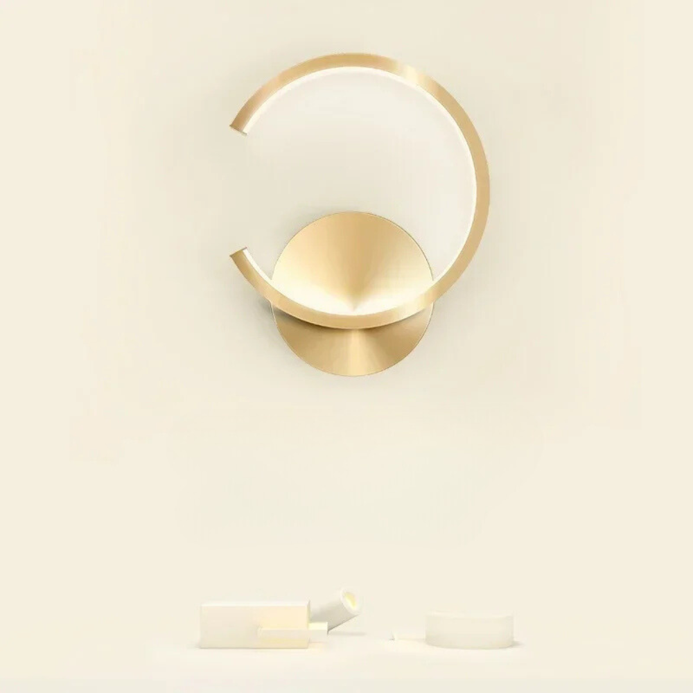 Applique Murale LED Design Nordique Moderne | Demi-Cercle