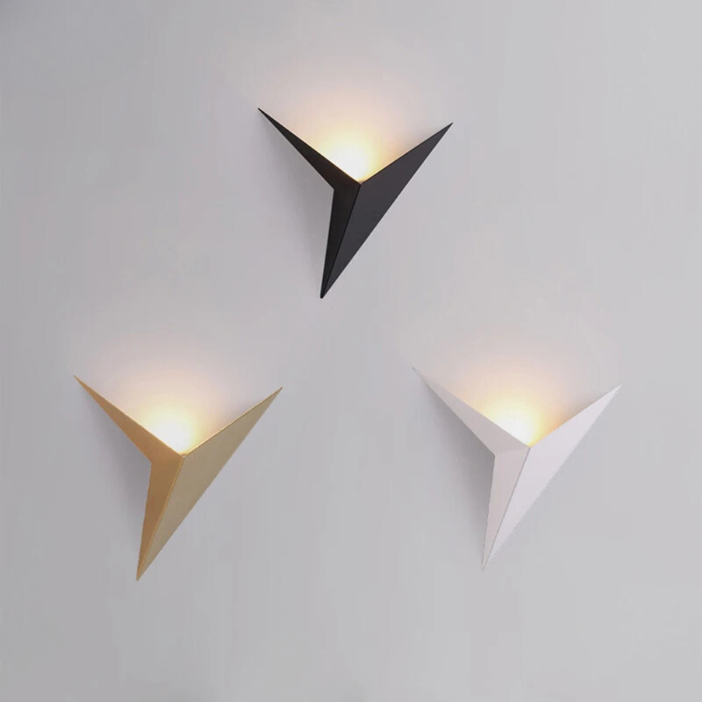 Applique Murale LED Triangulaire Nordique
