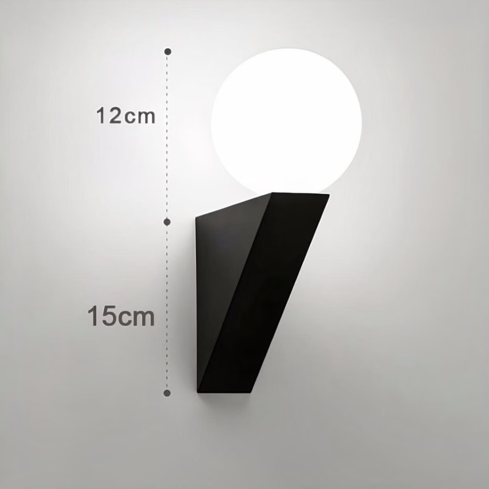 Applique Murale LED Moderne et Luxueuse | Boule de Verre