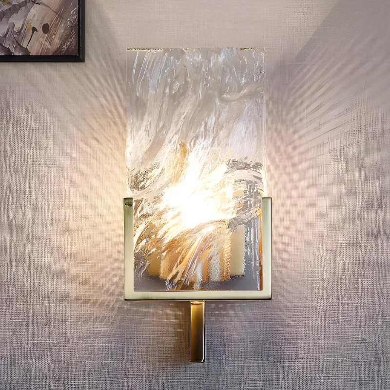 Applique Murale LED Cristal | Design de Luxe Décoratif pour Salon Moderne