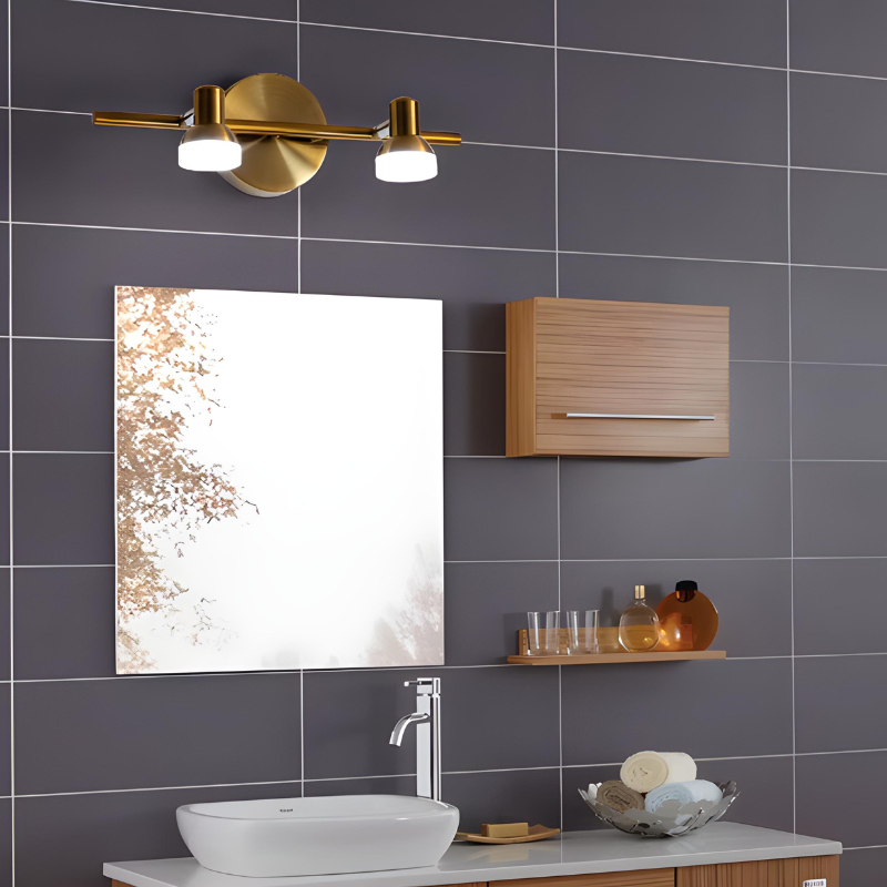 Applique Murale Salle de Bain LED Rotative Moderne