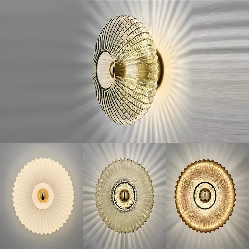 Applique Murale Décorative en Verre | Cercle