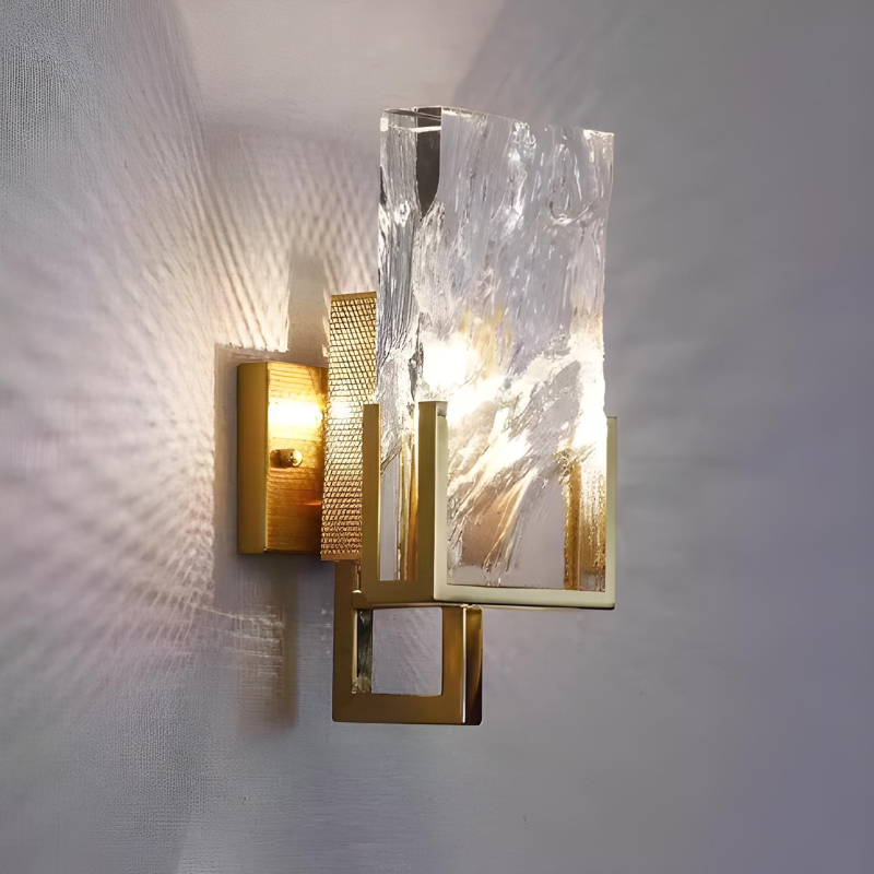 Applique Murale LED Cristal | Design de Luxe Décoratif pour Salon Moderne