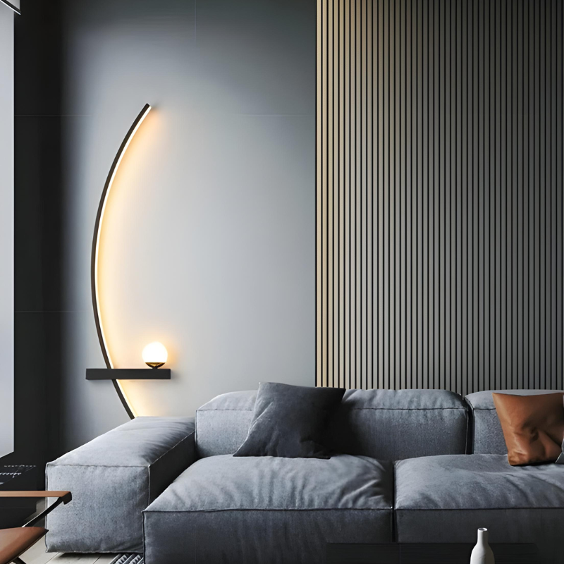 Applique Murale LED Minimaliste Moderne | Arc de Cercle