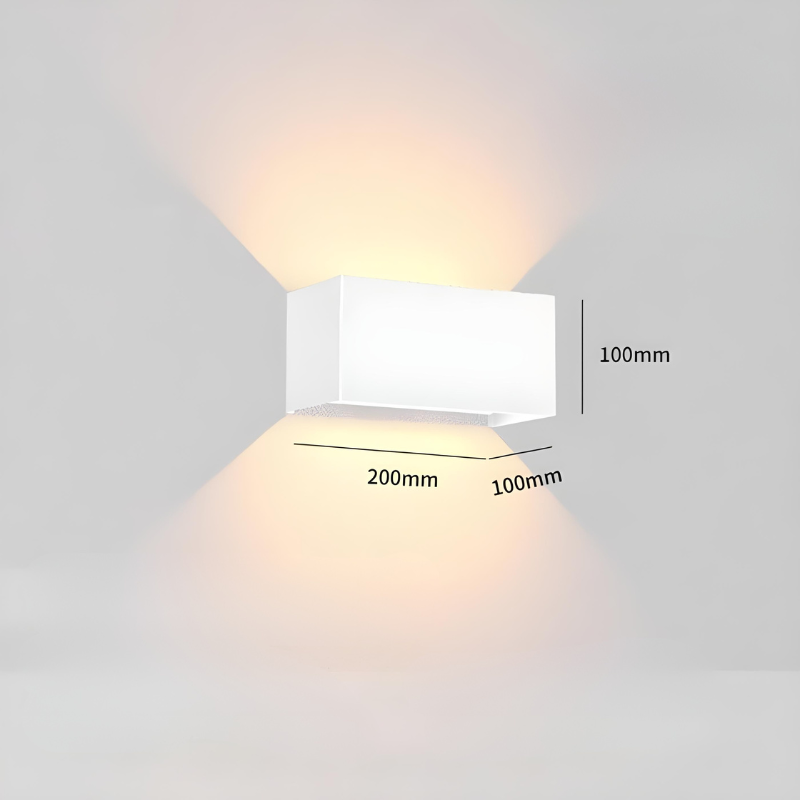 Applique Murale LED Design Nordique Minimaliste Rectangulaire