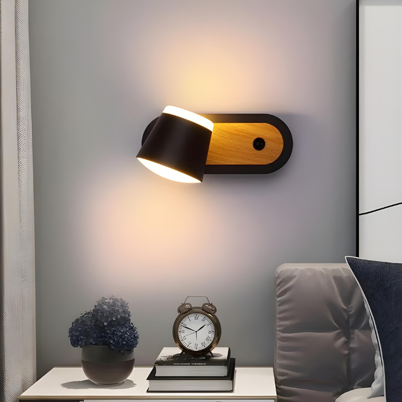 Applique Murale Chambre Adulte LED Nordique Orientable
