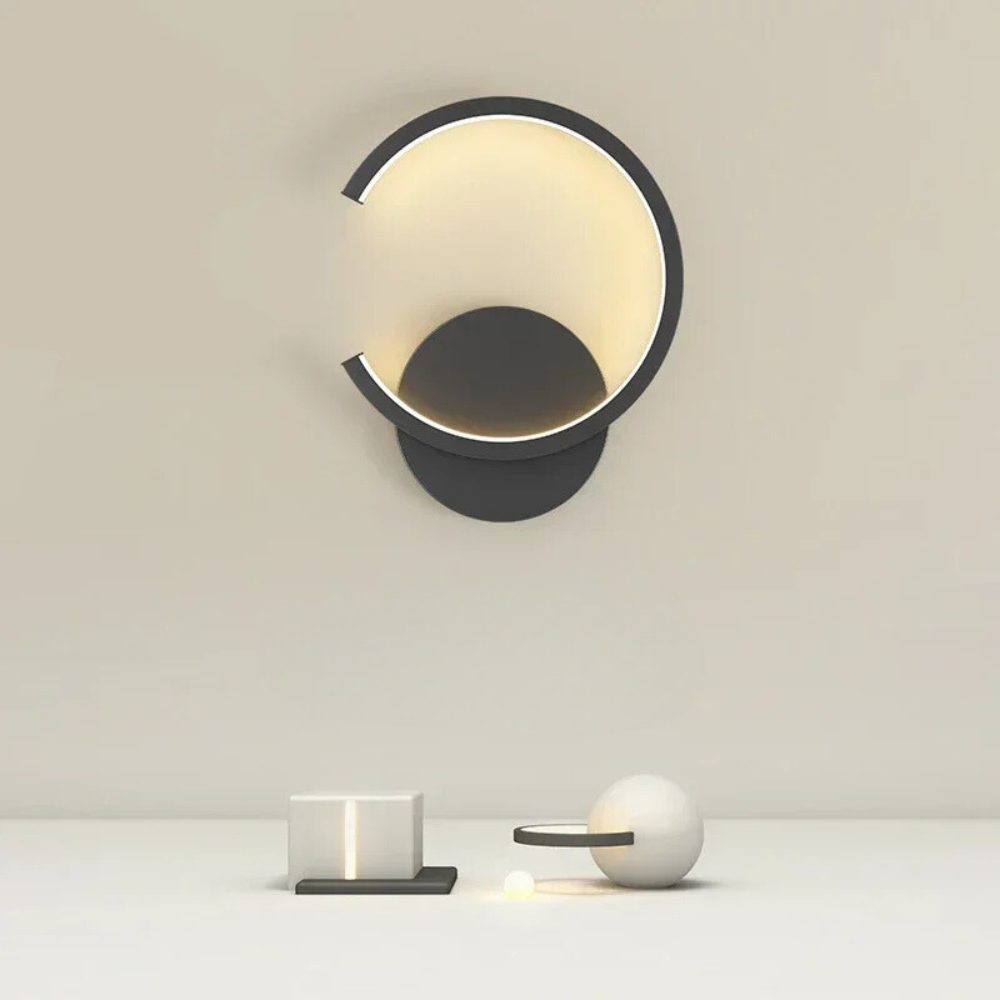 Applique Murale LED Design Nordique Moderne | Demi-Cercle