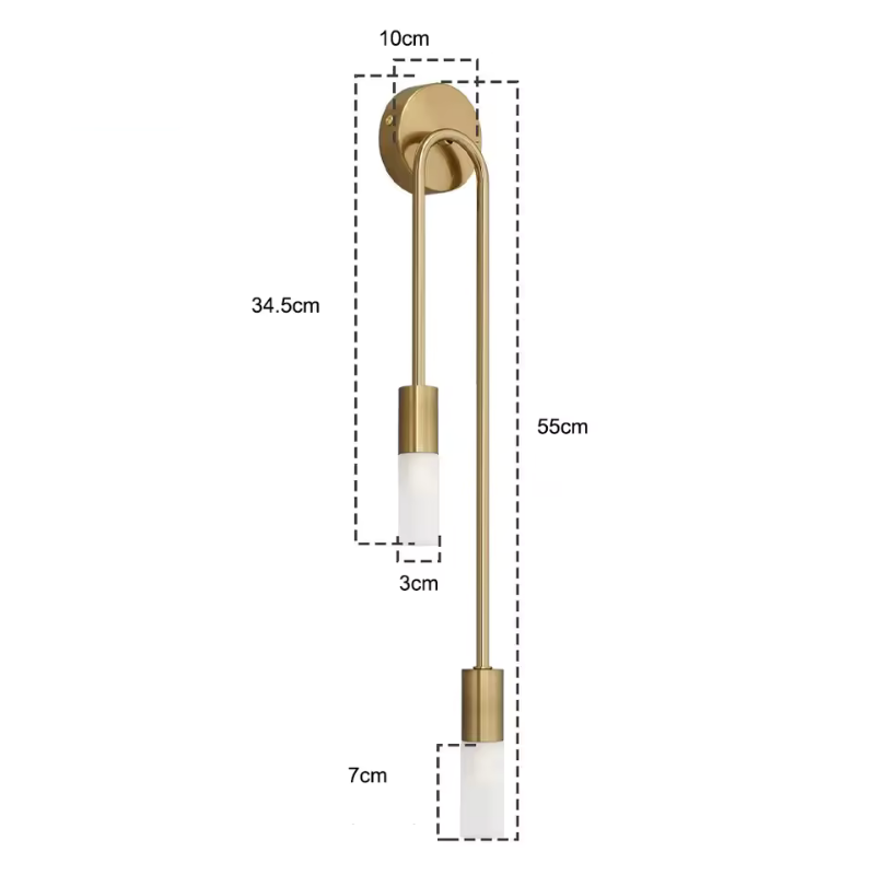 Applique Murale LED Minimaliste au Design Nordique et Décoratif