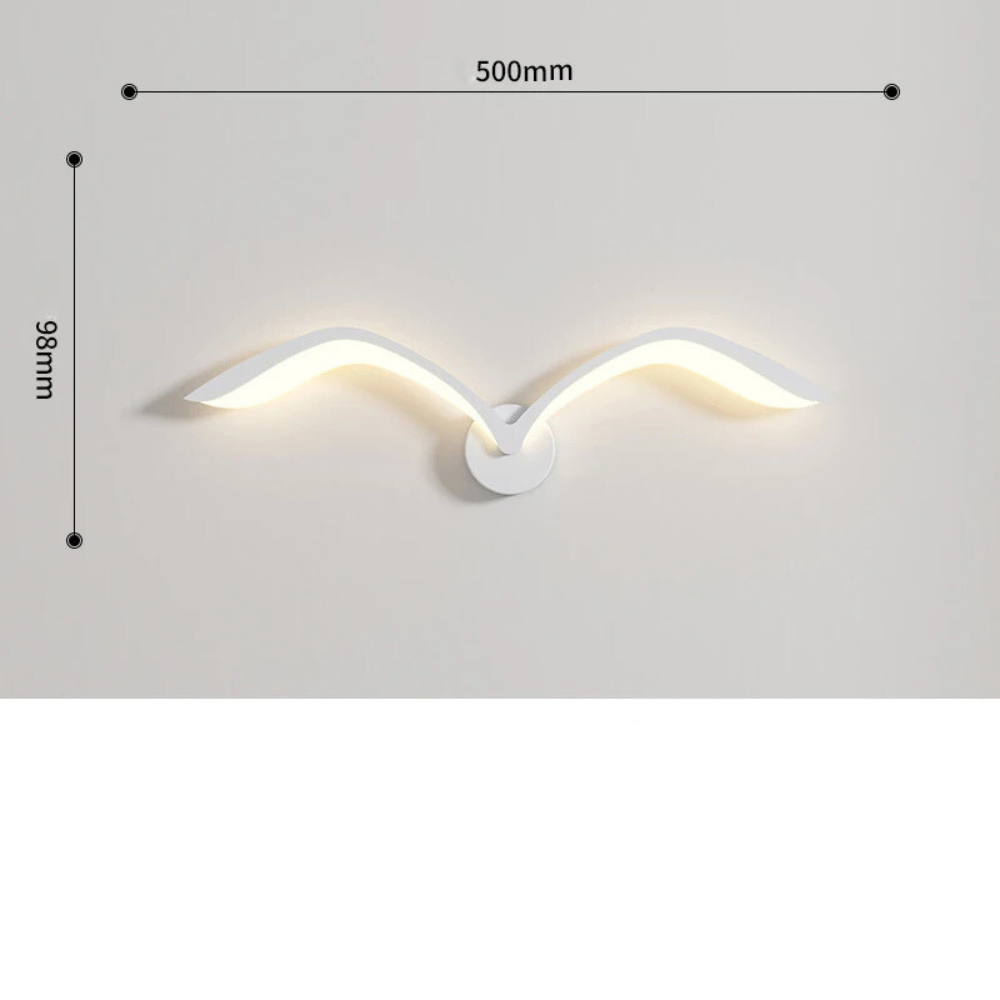 Applique Murale LED Nordique | Oiseau