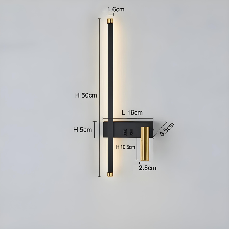 Applique Murale LED Design Nordique Moderne et Décorative