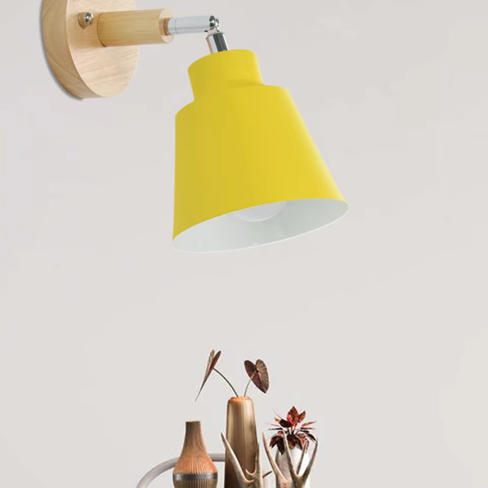 Applique Murale en Bois avec Interrupteur | Scandinave