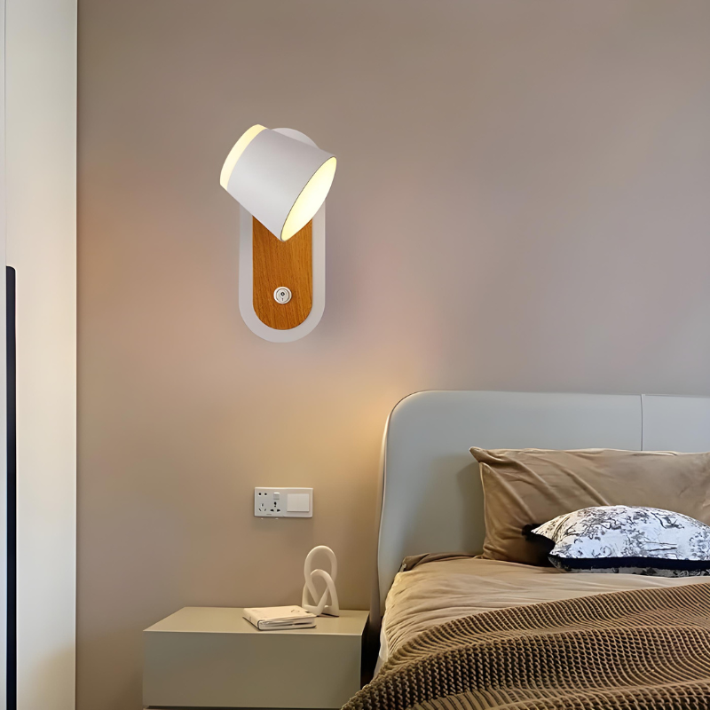 Applique Murale Chambre Adulte LED Nordique Orientable