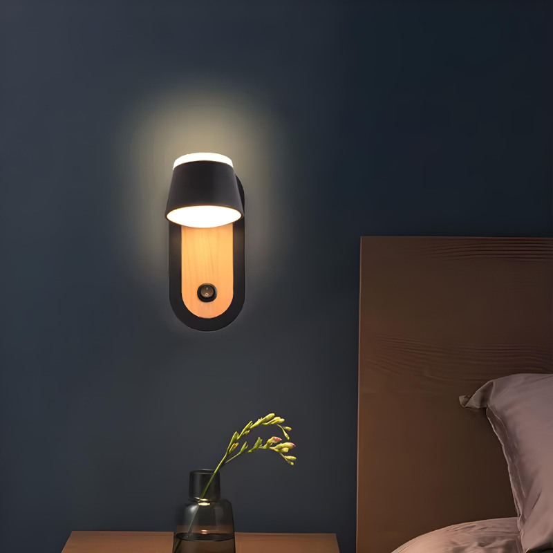 Applique Murale Chambre Adulte LED Nordique Orientable