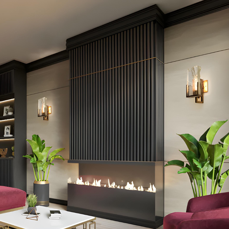 Applique Murale LED Cristal | Design de Luxe Décoratif pour Salon Moderne