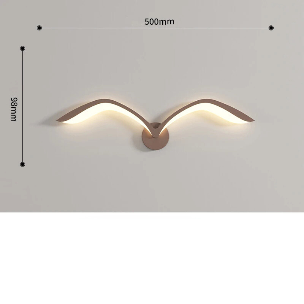 Applique Murale LED Nordique | Oiseau