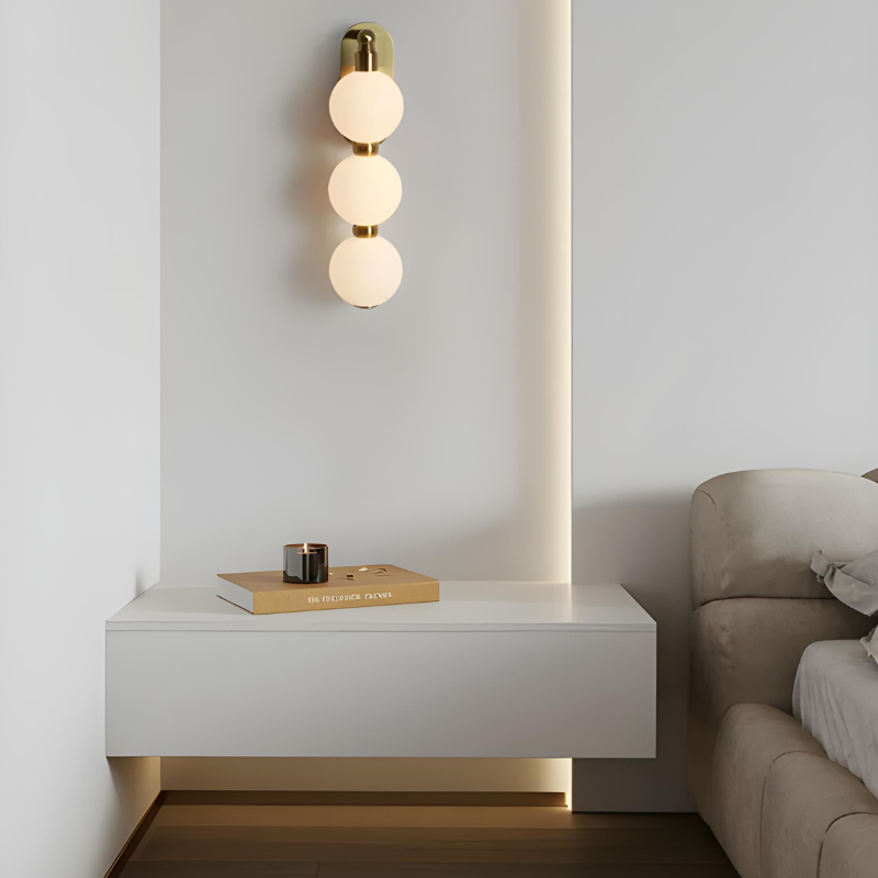 Applique Murale LED Minimaliste Nordique et Décoratif | Triple Sphère