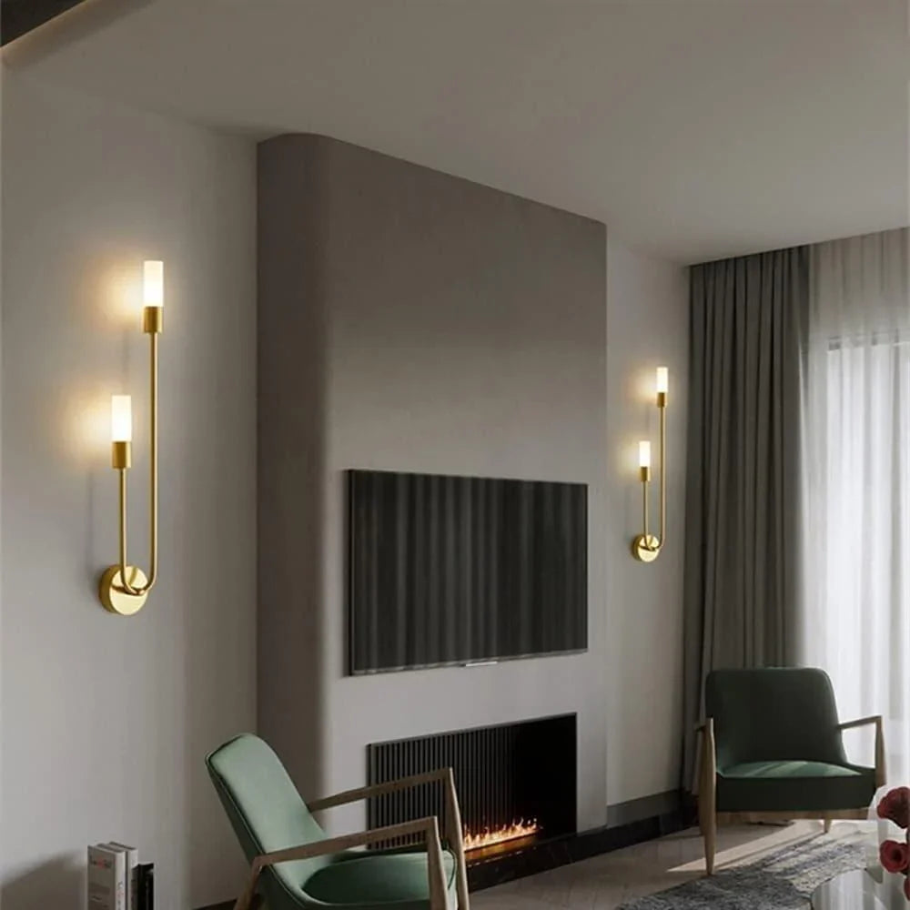 Applique Murale LED Minimaliste au Design Nordique et Décoratif