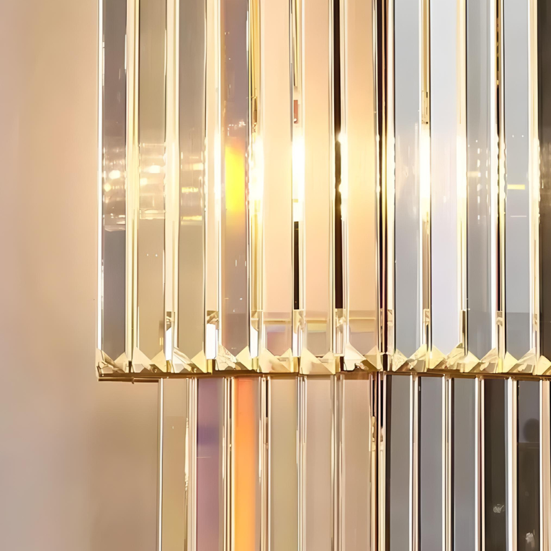 Applique Murale Cristal en Verre Haut de Gamme Moderne pour Salon | Design Hôtel de Luxe