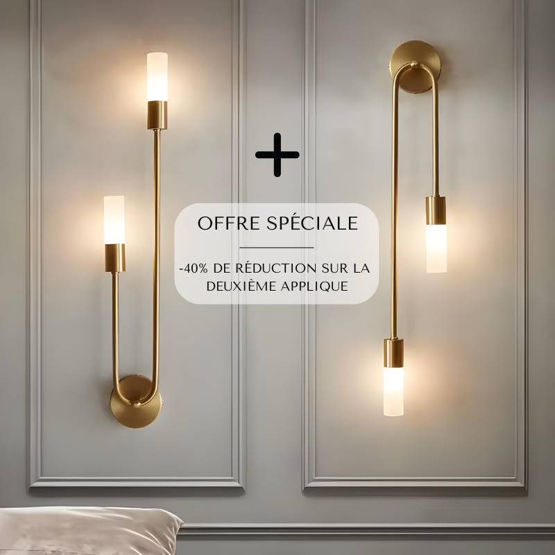 Applique Murale LED Minimaliste au Design Nordique et Décoratif