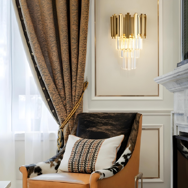 Applique Murale LED Cristal Moderne pour Salon | Design Haut de gamme