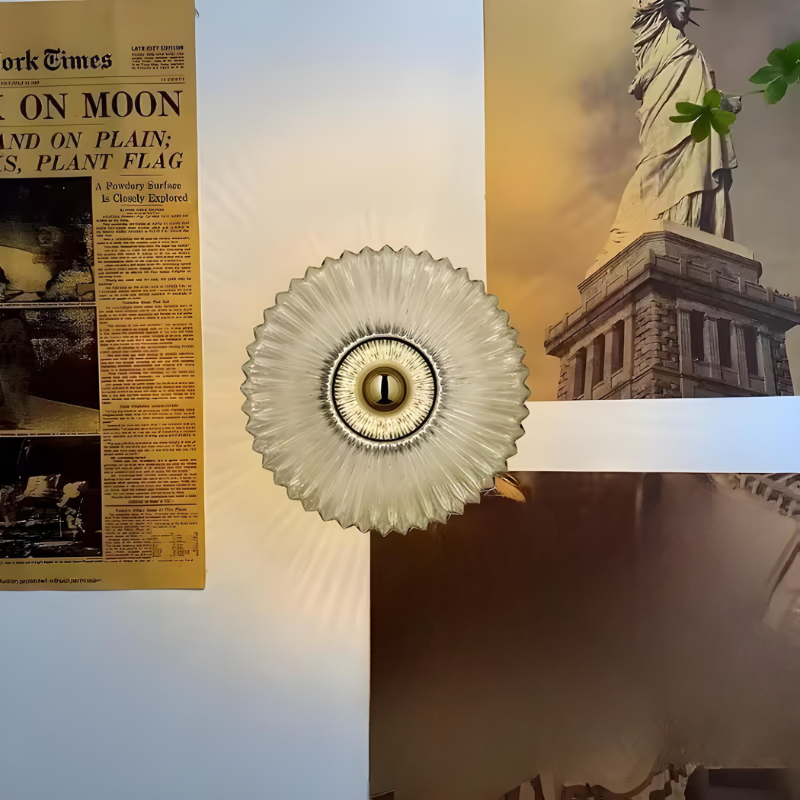 Applique Murale Décorative en Verre | Cercle