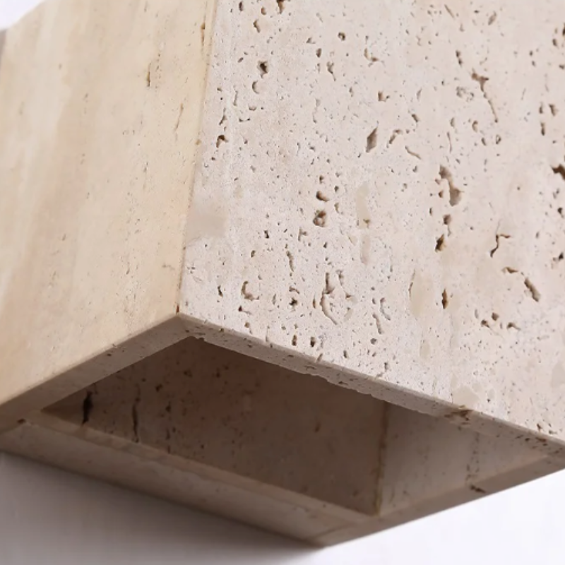 Applique Murale Extérieure Minimaliste Moderne en Pierre Naturelle