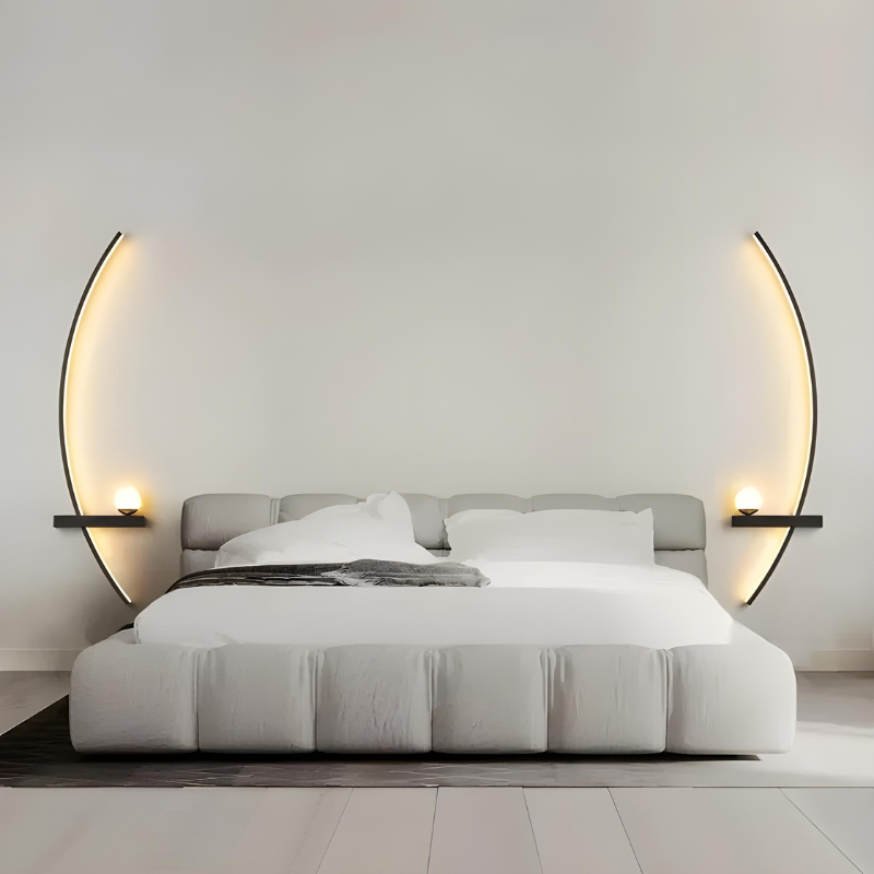 Applique Murale LED Minimaliste Moderne | Arc de Cercle