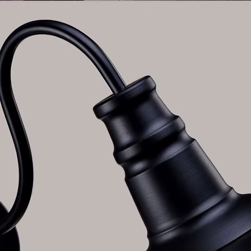 Applique Murale avec Interrupteur | Rétro Industrielle en Fer