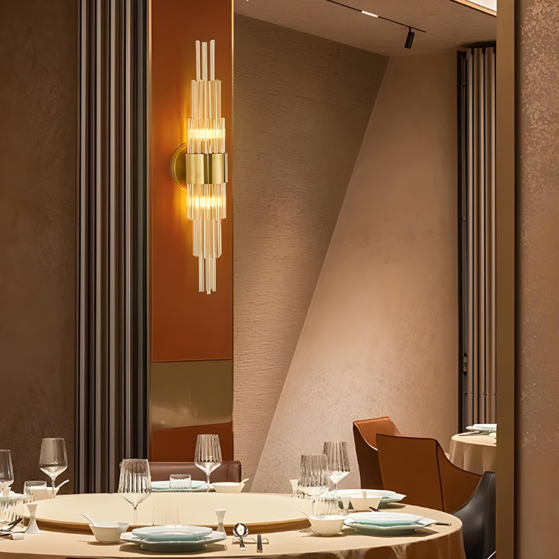 Applique Murale en Verre pour Salon Moderne | Design Luxe Élégant