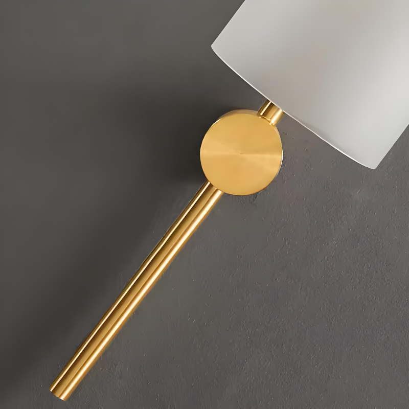 Applique Murale Salon LED Cylindrique en Verre Moderne Nordique