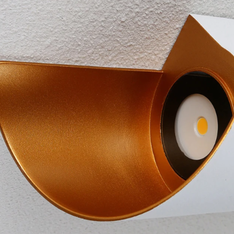 Applique Murale LED Extérieure Scandinave Design Spiralé Minimaliste et Moderne | Étanche